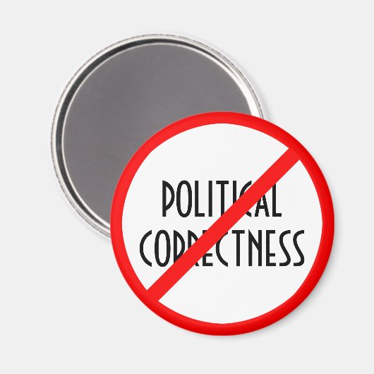 政治的公正を禁じられる マグネット (正面/裏面)