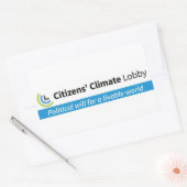 政治的意思ステッカー 長方形シール (封筒)