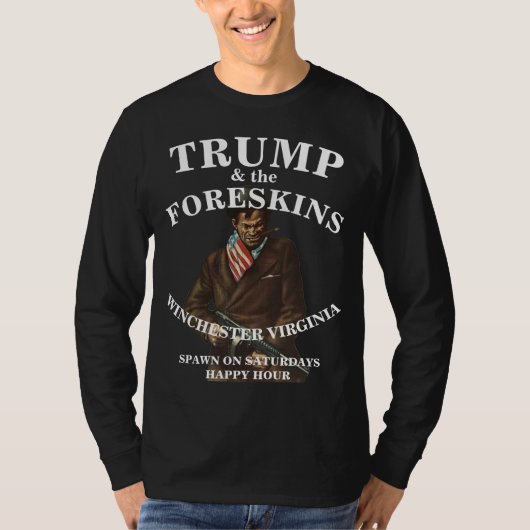 政治的愛国トランプ共和党支持 Tシャツ (正面)