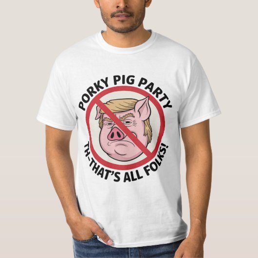 政治的独占の終焉: 最後の鼻息 Tシャツ (正面)