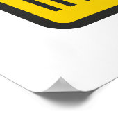 政治的誤りに注意する ポスター (角)