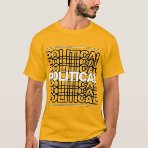 「政治的」 Tシャツ