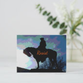 政治的'REIST"ジョージ・ワシントン騎馬 ポストカード (スタンド正面)
