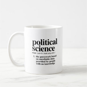 政治科学の定義 コーヒーマグカップ