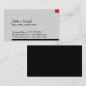 政治科学者赤画素プロフェッショナル 名刺 (正面/裏面)