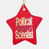 政治科学者 セラミックオーナメント (左)