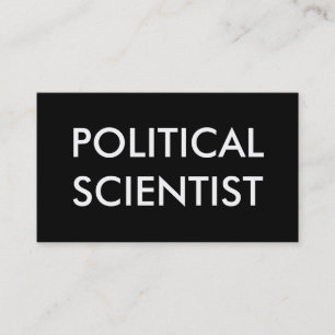 政治科学者 名刺