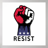 政治腐敗と闘うレジスタンス ポスター (正面)