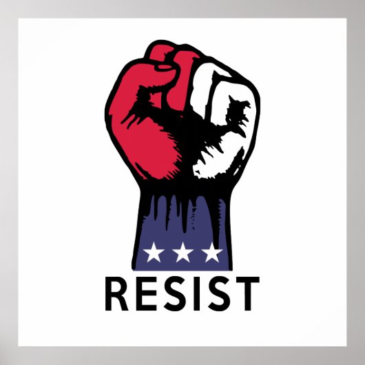 政治腐敗と闘うレジスタンス ポスター (正面)