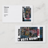 政治色 名刺 (正面/裏面)