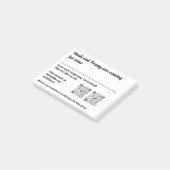 政治行動の事後記録 ポストイット (アングル)