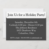 政治談義への招待状 招待状 (裏面)