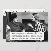 政治談義への招待状 招待状 (正面/裏面)