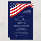 政治資金調達米国国旗の招待状 (正面/裏面)