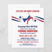 政治資金集め運動キックオフ民主党員 (正面/裏面)