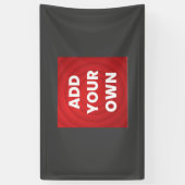 政治運動のためのビニールのバナー 横断幕 (縦)