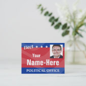 -政治運動を選んで下さい 名刺 (スタンド正面)