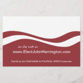 政治運動チラシ チラシ (裏面)