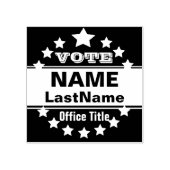 政治運動テンプレート ラバースタンプ (インプリント)