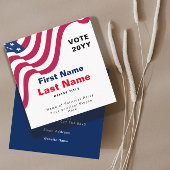 政治運動パーソナライズされたの名刺 スクエア名刺