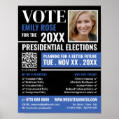 政治運動家を広告装う ポスター (正面)