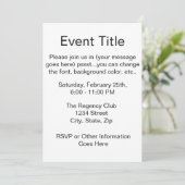 政治運動 招待状 (スタンド正面)