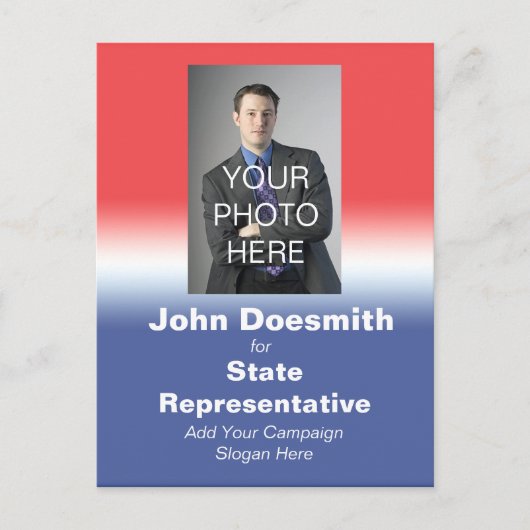 政治選挙キャンペーンのポストカード選挙 ポストカード (正面)