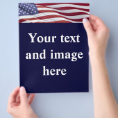 政治選挙キャンペーンフライヤーテンプレート チラシ (手)