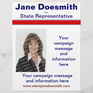 政治選挙キャンペーンフライヤーテンプレート チラシ