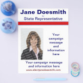 政治選挙キャンペーンフライヤーテンプレート チラシ (シングル)