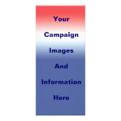 政治選挙キャンペーンラックカードテンプレート ラックカード (裏面)