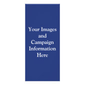 政治選挙キャンペーンラックカードテンプレート ラックカード (裏面)