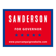 政治選挙キャンペーン名赤白青