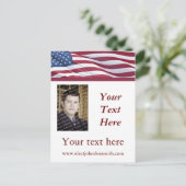 政治選挙選挙はがきテンプレート ポストカード (スタンド正面)