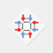 政治 スタンダードカクテルナプキン (角)