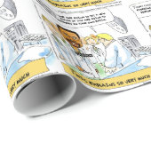 政治：脳の手術は必要か？ ラッピングペーパー (ロールコーナー)