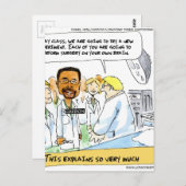 政治:脳外科手術が必要ですか? ポストカード (正面/裏面)