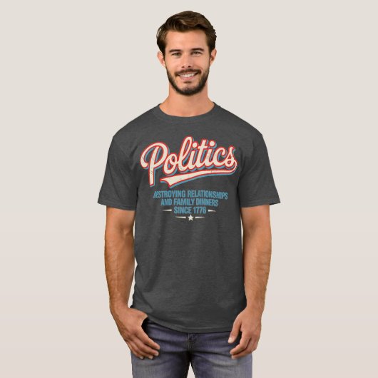 政治(2) Tシャツ (正面フル)