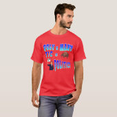 政治: Poly = 多くの、Tic = 吸血虫 Tシャツ (正面フル)