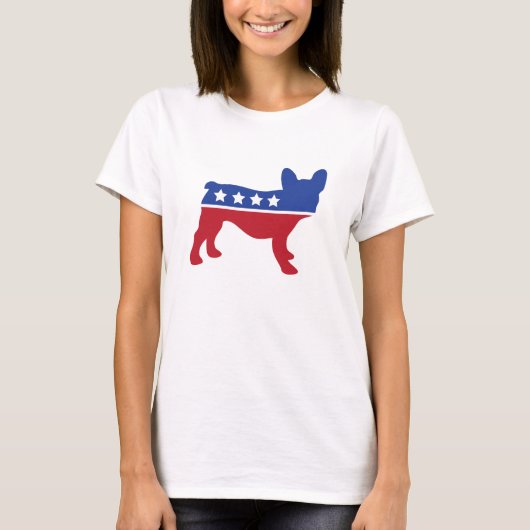 政治Frenchie Tシャツ (正面)