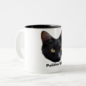 政界の主導権は無い ツートーンマグカップ (正面左)