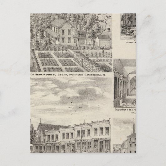 故セスホブスワシントンCo博士のレジデンス ポストカード (正面)