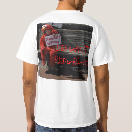 故人となった共和国のCommie赤い税モンスター Tシャツ