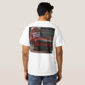 故人となった共和国のCommie赤い税モンスター Tシャツ (裏面フル)