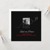 故人のご冥福をお祈り申し上げます カード (正面/裏面インサイチュ)