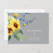 故人の生を祝う 愛する人を失う ポストカード (正面/裏面)