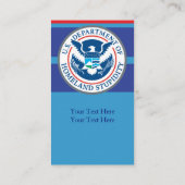 故国の愚かさカードの部門 名刺 (裏面)