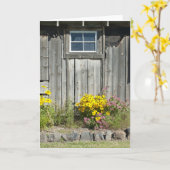 故国の美しい カード (黄色い花)