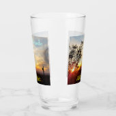 故夕べアリゾナ砂漠の風景 タンブラーグラス (左)