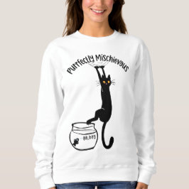 故意にいたずら好きの スウェットシャツ